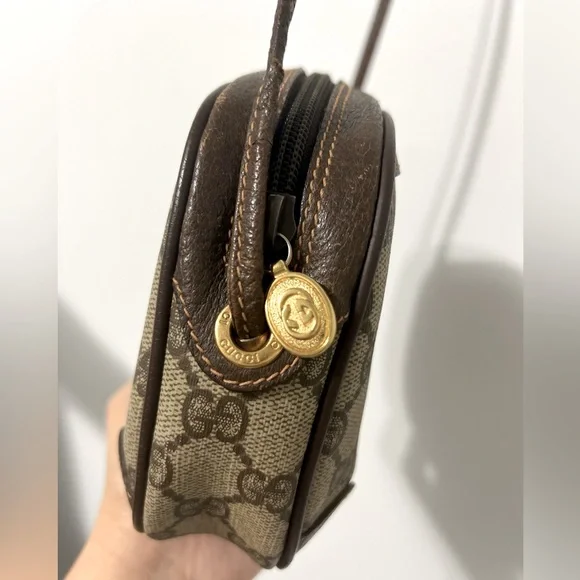 Gucci Brown and Cream Crossbody Bag - Picture 8 of 16